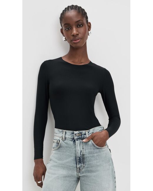 Commando Black Butter Long Sleeve Crew Neck