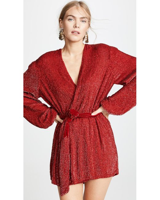 retrofete gabrielle sequin robe