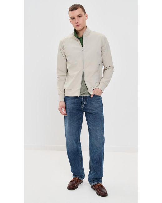Save The Duck Blue Tulio Lightweight Zip Jacket for men