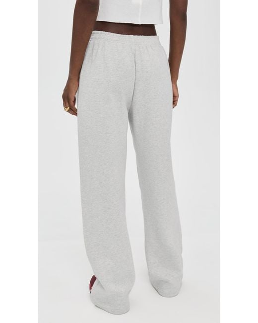 PARKE White Boxer Sweatpants