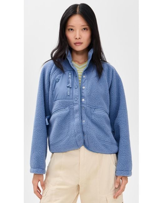 Fp Movement Blue Hit The Slopes Jacket