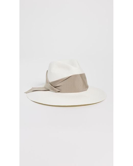 Freya White Gardenia Hat