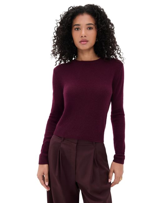 ÉTERNE Purple Francis Cashmere Sweater
