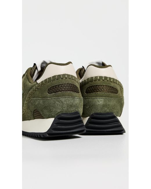 Rag & Bone Green Rb Drift Runner Sneakers