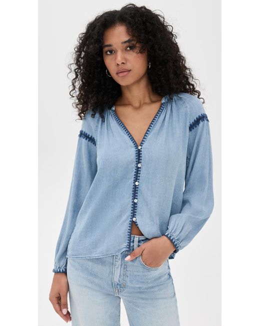 Rails Blue Toshi Shirt