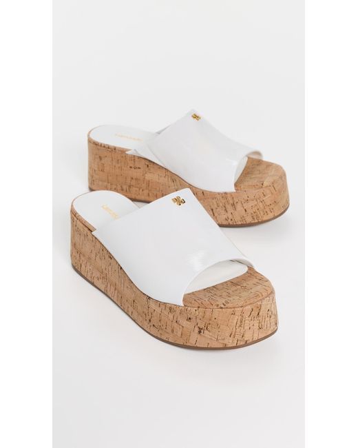 Larroude White Charli Sandals
