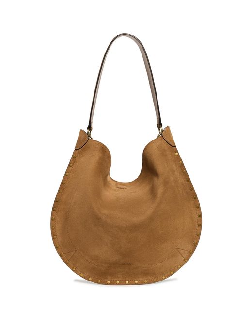 Isabel Marant Brown Oskan Hobo Soft Shoulder Bag