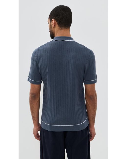 Rails Blue Hardy Polo for men