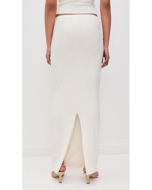 ÉTERNE White Emma Skirt