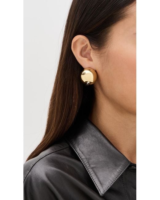 DEMARSON Metallic Jane Oversized Stud Earrings