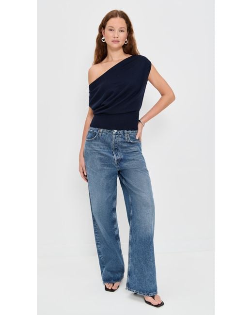 Ramy Brook Blue Chet Sweater