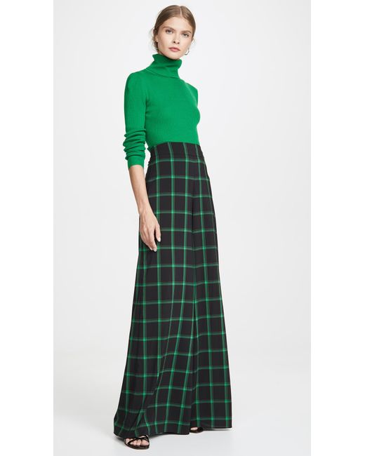 alice and olivia green pants