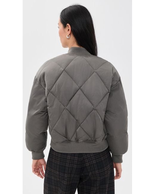 L'Agence Gray Violeta Reversible Puffer