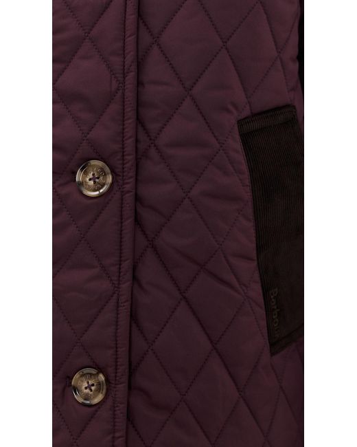 Barbour Purple Moira Quilted Jacket