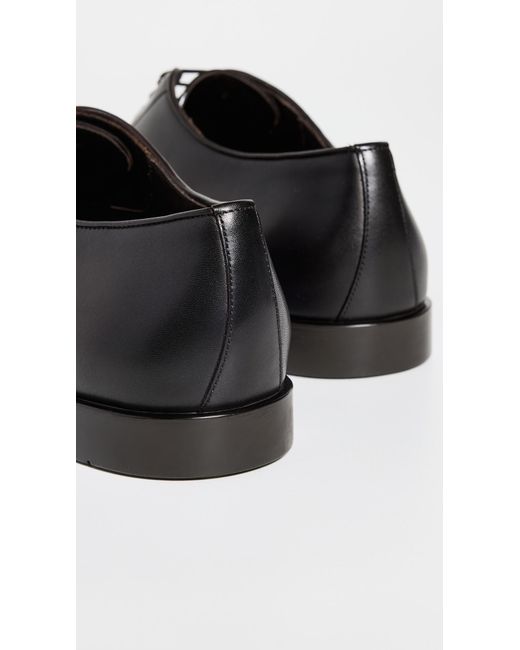 Ferragamo Black Cortez Dress Shoes for men