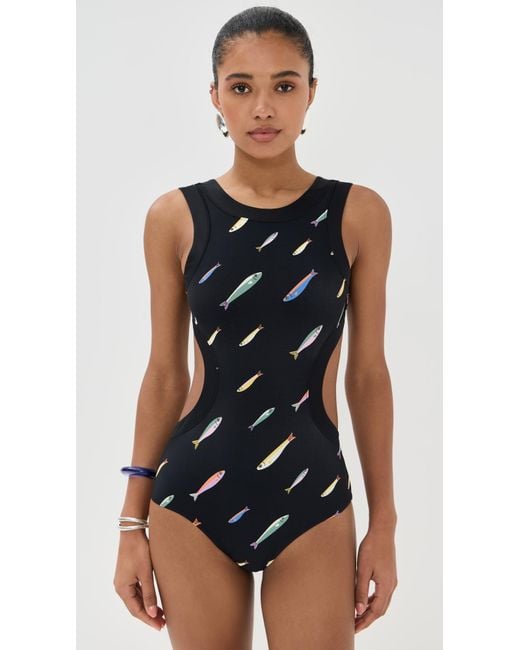 Staud Black Dolce One Piece