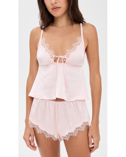 KAT THE LABEL Pink Sorrento Shorts