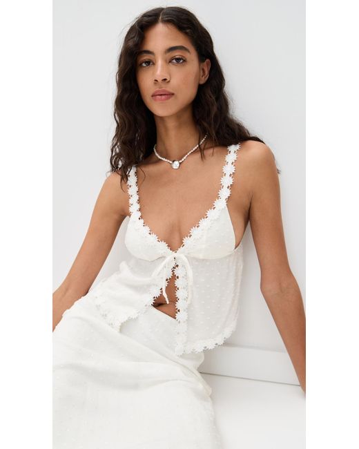Peixoto White Sienna Top