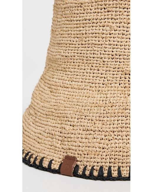 Rag & Bone Natural Jade Whipstitch Rollable Hat