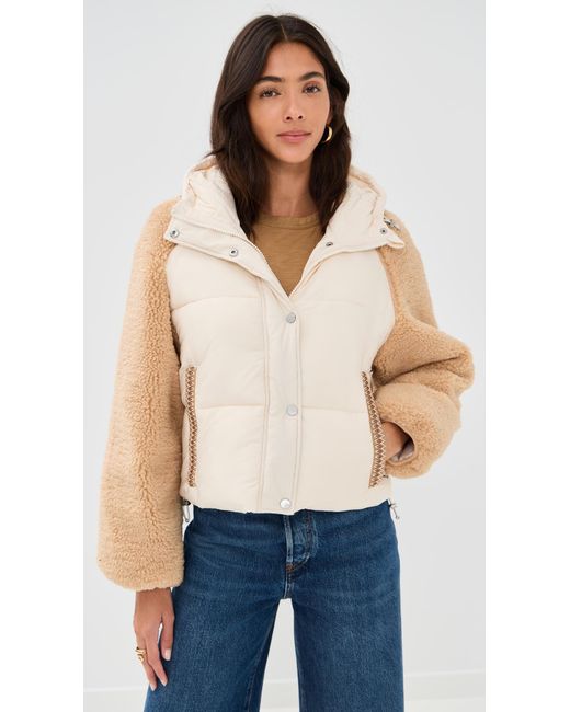 Ugg Blue Mykah Braid Puffer Jacket