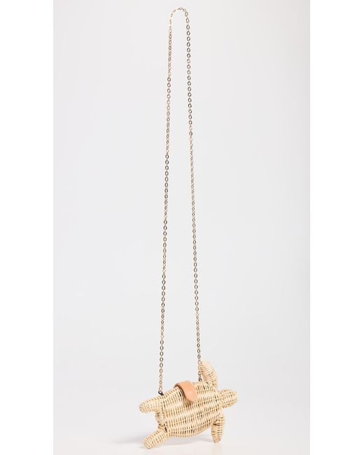 Poolside Natural The Tortoise Mini Clutch