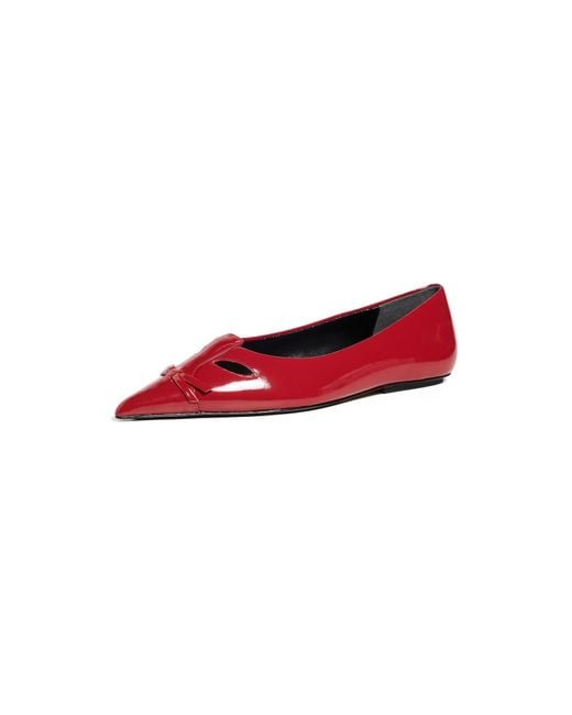 Marc Jacobs Red The Kat Ballerina Flats