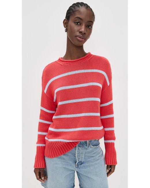 La Ligne Red Marina Sweater