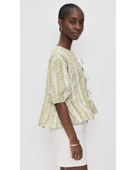 La Maregold Natural Brigitte Blouse