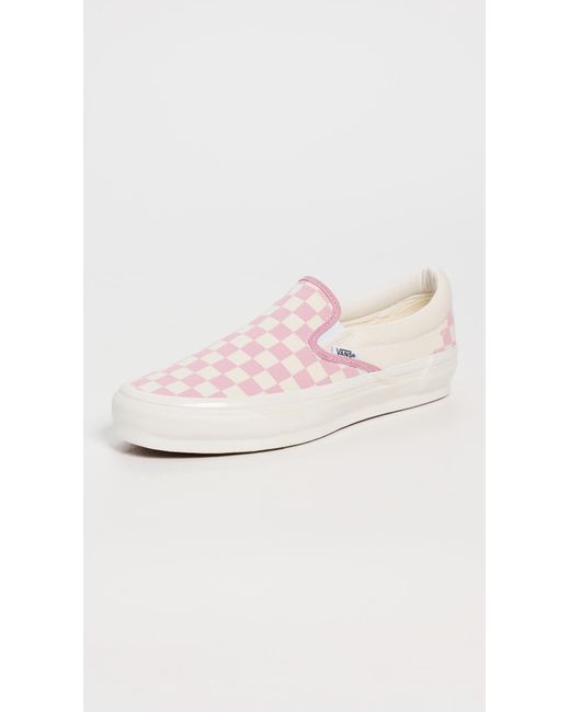 Vans Pink U Lx Classic Slip-Ons