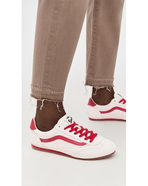 Vans Red Super Low Pro Sneakers