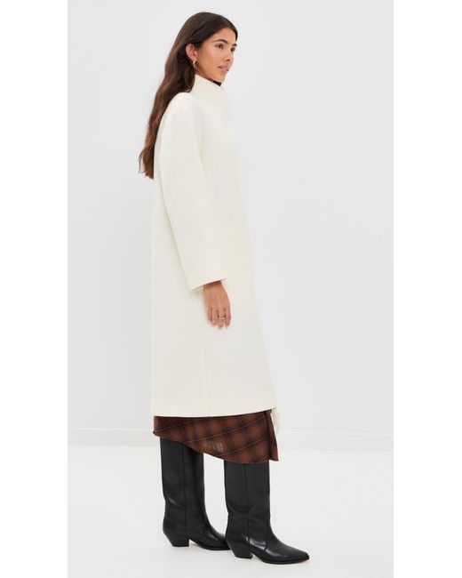 IRO White Ricky Overcoat