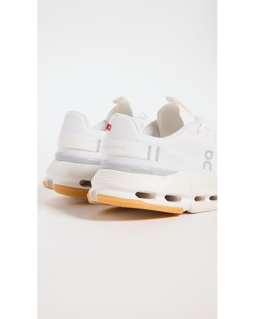 On Shoes White Cloudnova Form 2 Sneakers