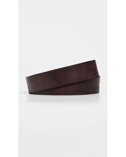 Rag & Bone Black Evan Leather Belt for men