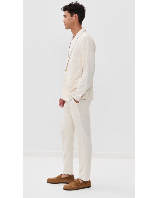 Marine Layer Natural Hemp Blazer for men