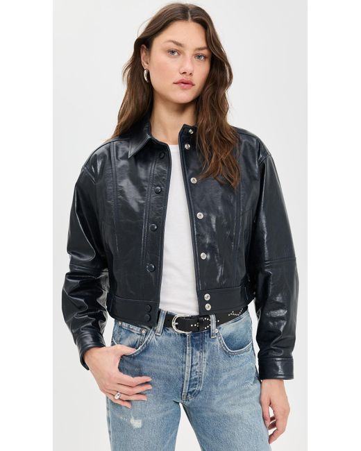 IRO Black Thelio Jacket
