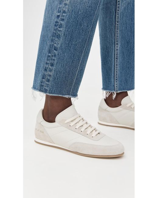 Common Projects White Minimal Runner Sneakers