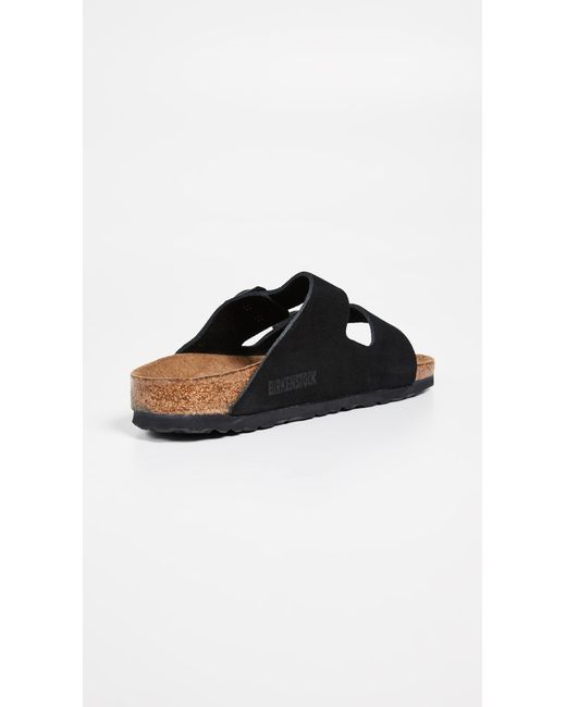 Birkenstock Black Arizona Soft Footbed Sandals