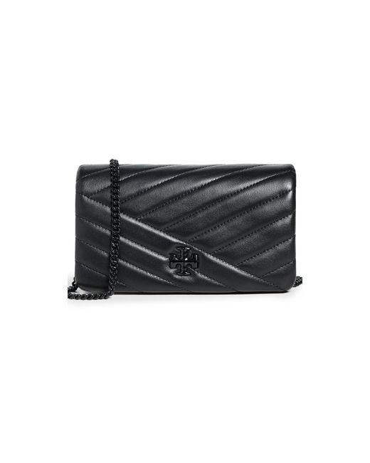 Kira chevron chain wallet black hotsell