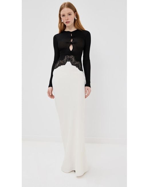 full lace slip dress Meringue