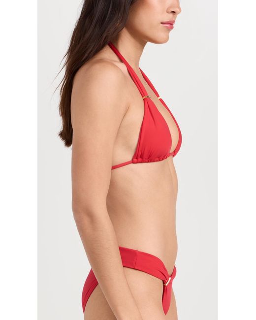 ViX Red Solid Bia Tube Bikini Top