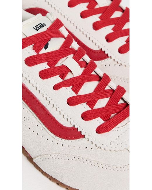 Vans Red Super Low Pro Sneakers