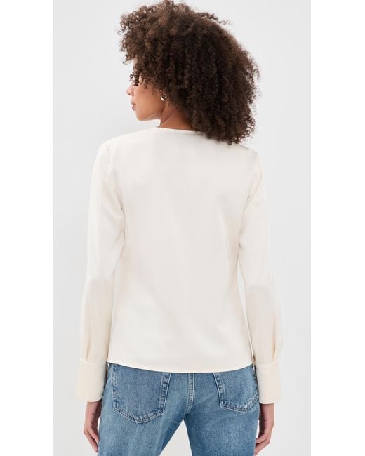ALIGNE White Saffron Blouse