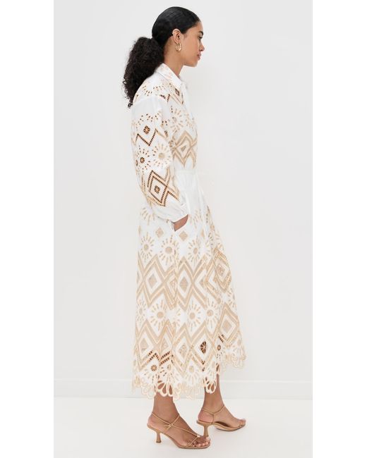 Alexis White Portello Dress