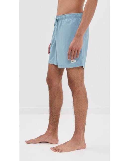 Bather Blue Solid Swim Trunks 5 for men