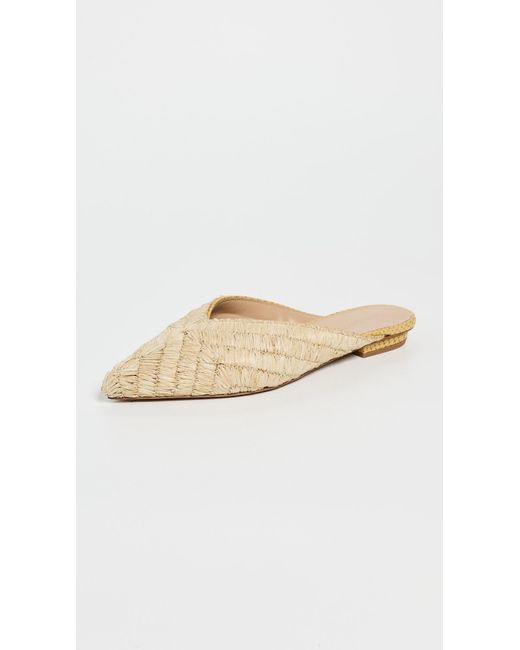 Ulla Johnson Black Raffia Mules