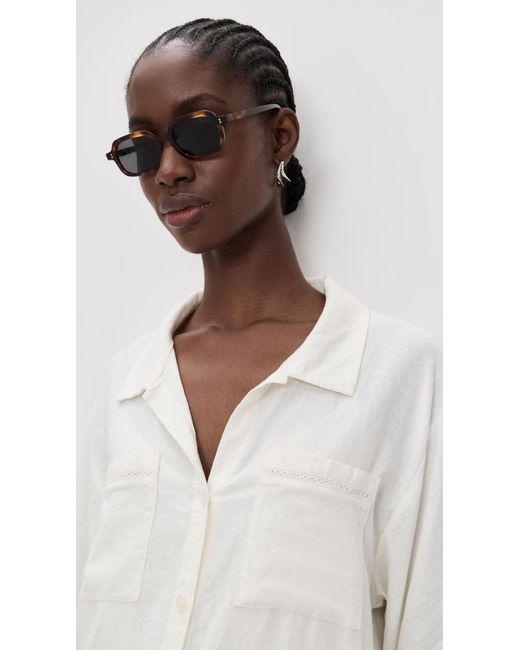 Illesteva Black Berlin Sunglasses