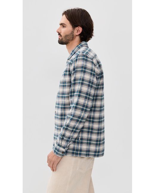 Rhythm Blue Sur Flannel for men