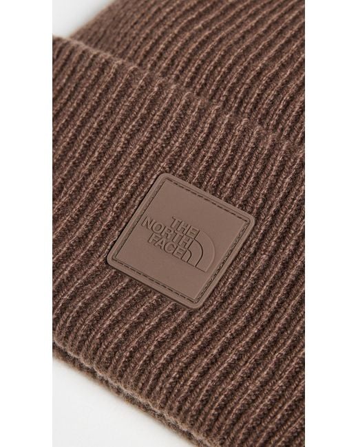 The North Face Brown Urban Patch Beanie for men