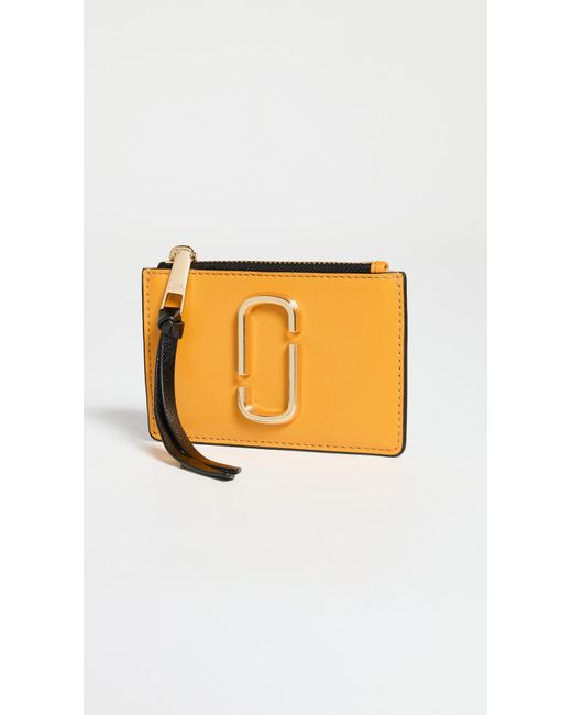 Marc Jacobs The Snapshot Top Zip Multi Wallet in Orange Lyst