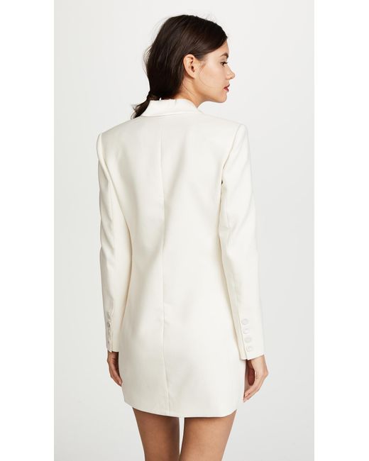 Rachel Zoe Tuxedo Dress in White | Lyst Rachel Zoe Tuxedo Dress in White | Lyst